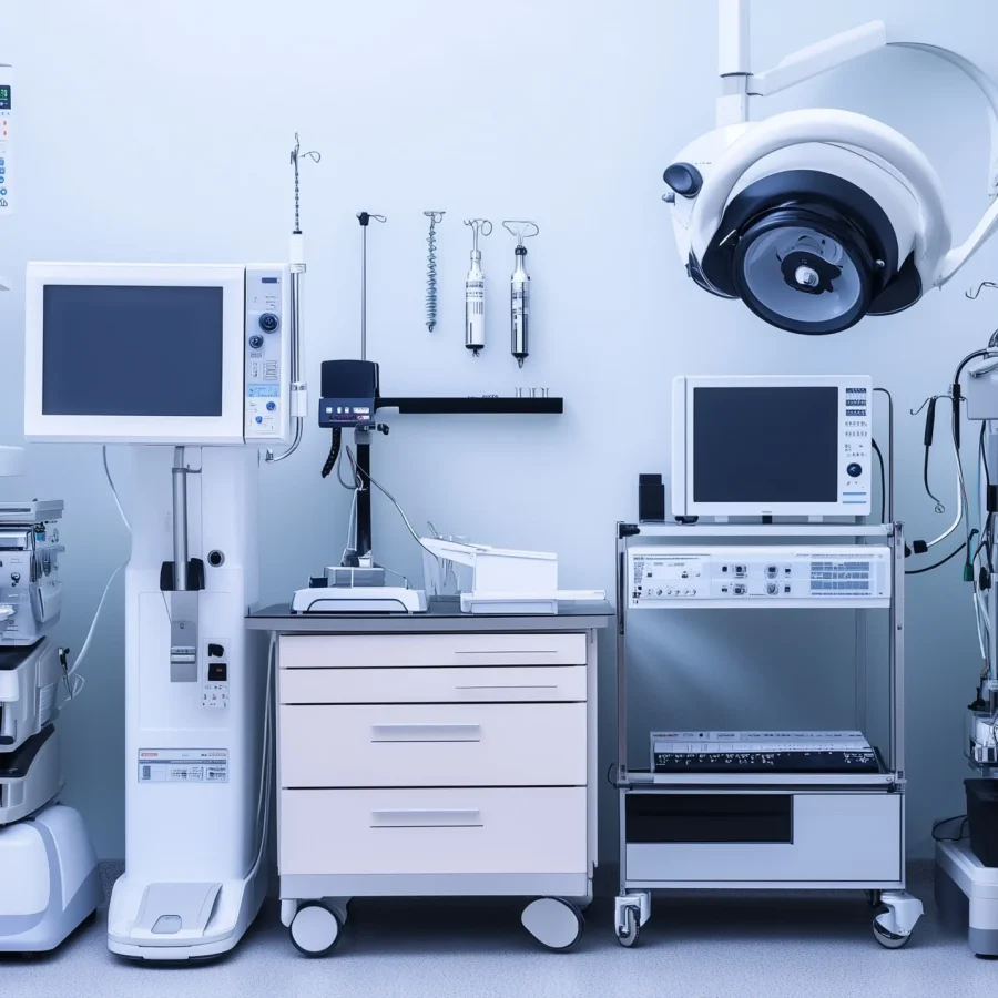 medical-equipment-devices-light-blue-background